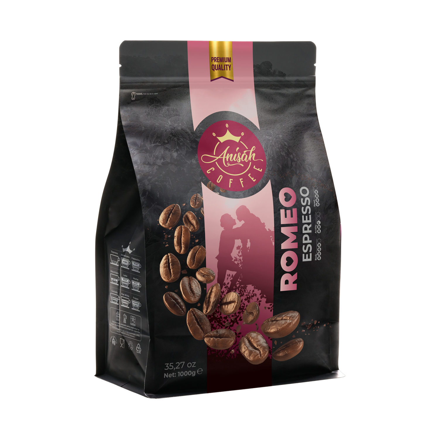 Romeo Espresso Çekirdek Kahve | 1000gr